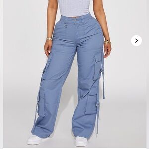 Washed Cargo Pants